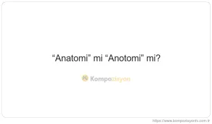 Anatomi Nasıl Yazılır? TDK'ye Göre Doğru Yazımı
