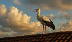 Leyleğin Ömrü Laklakla Geçer Konulu Kompozisyon Örneği