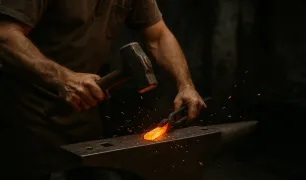 İşleyen Demir Pas Tutmaz Kompozisyon