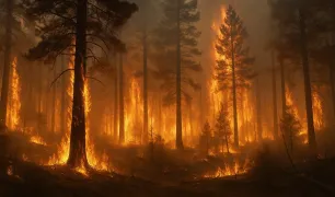 Orman Yangınları ile ilgili Kompozisyon